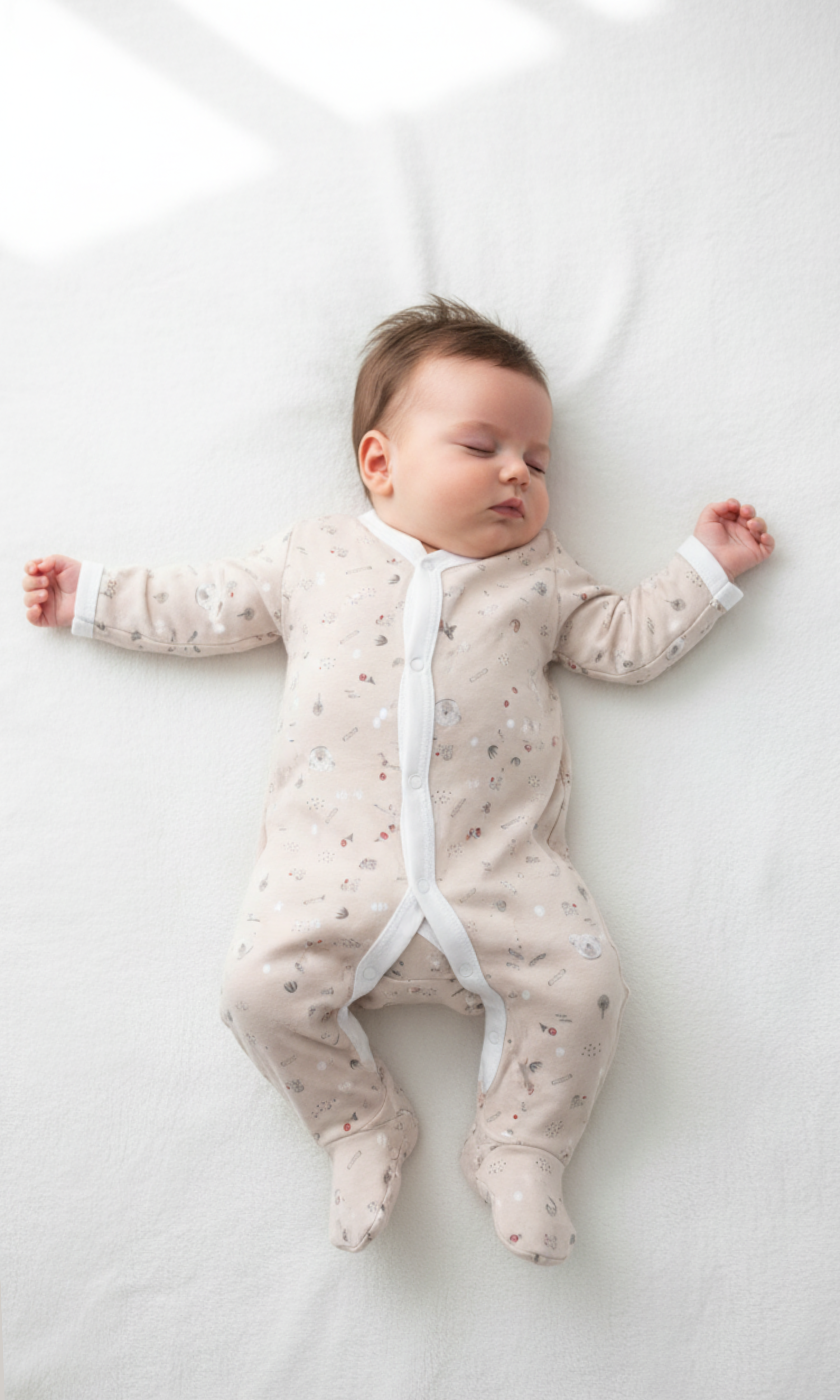 Baby Cotton Jumpsuit Footed