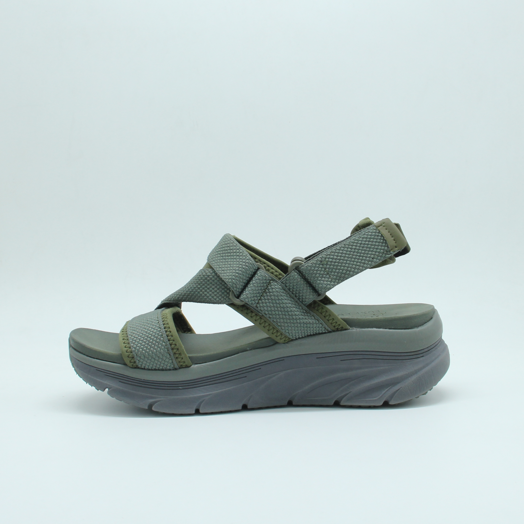 Men-Women Skechers Arch Fit Sandal (Oil Green)