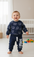 Baby Melton Crew Neck Long Sleeve Set