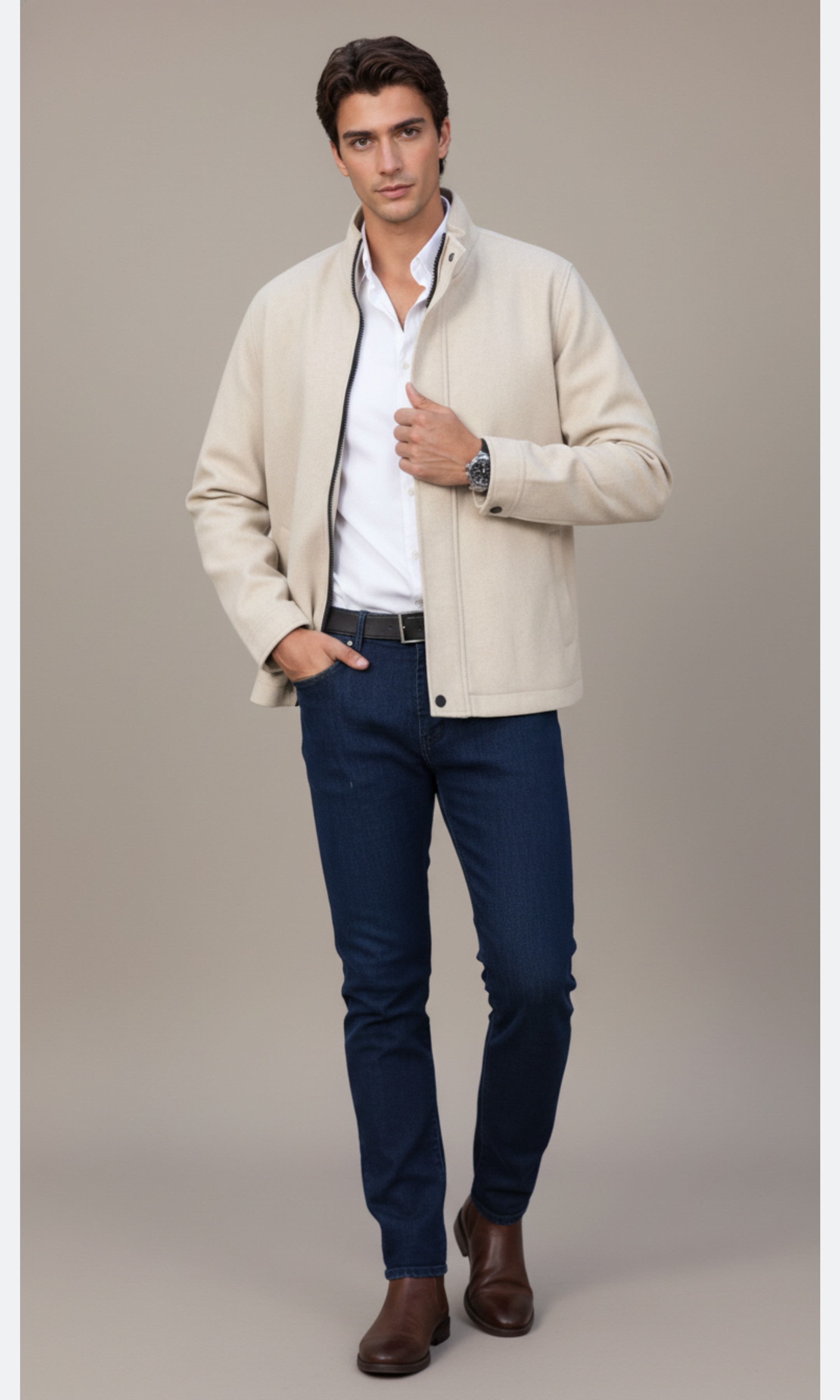 Men Gogh Blazer (Beige)