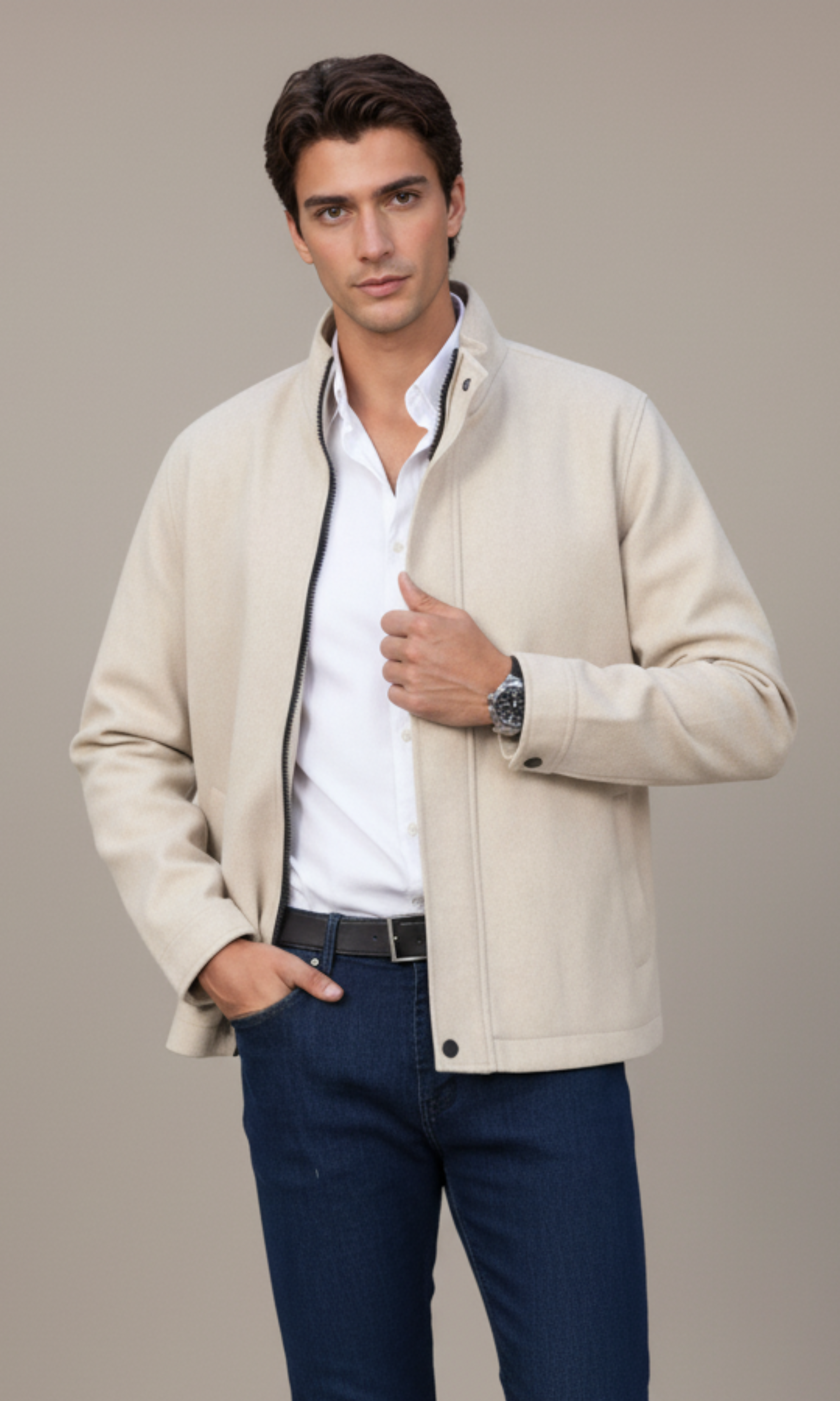 Men Gogh Blazer (Beige)