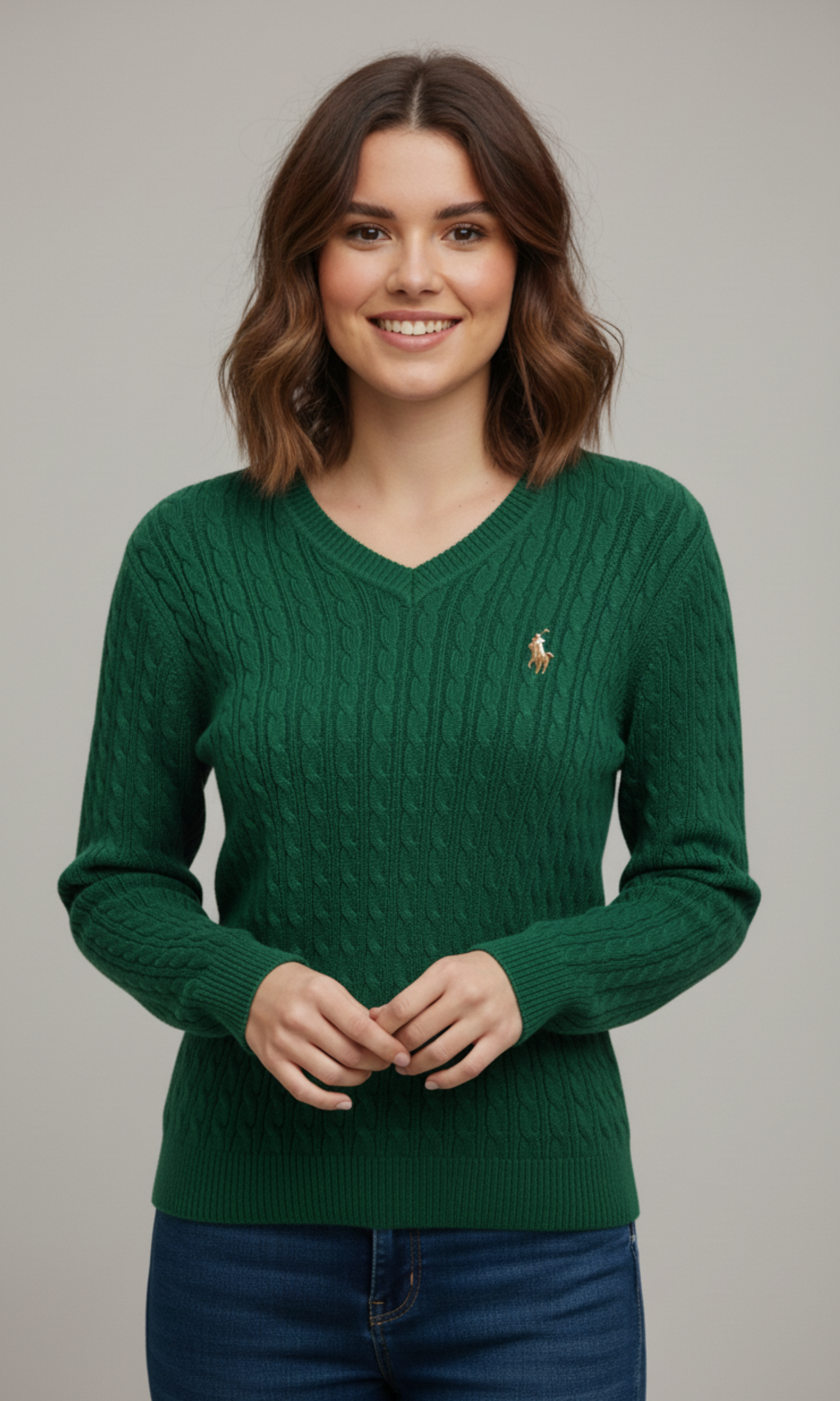 Women Knit Classic Jumper
