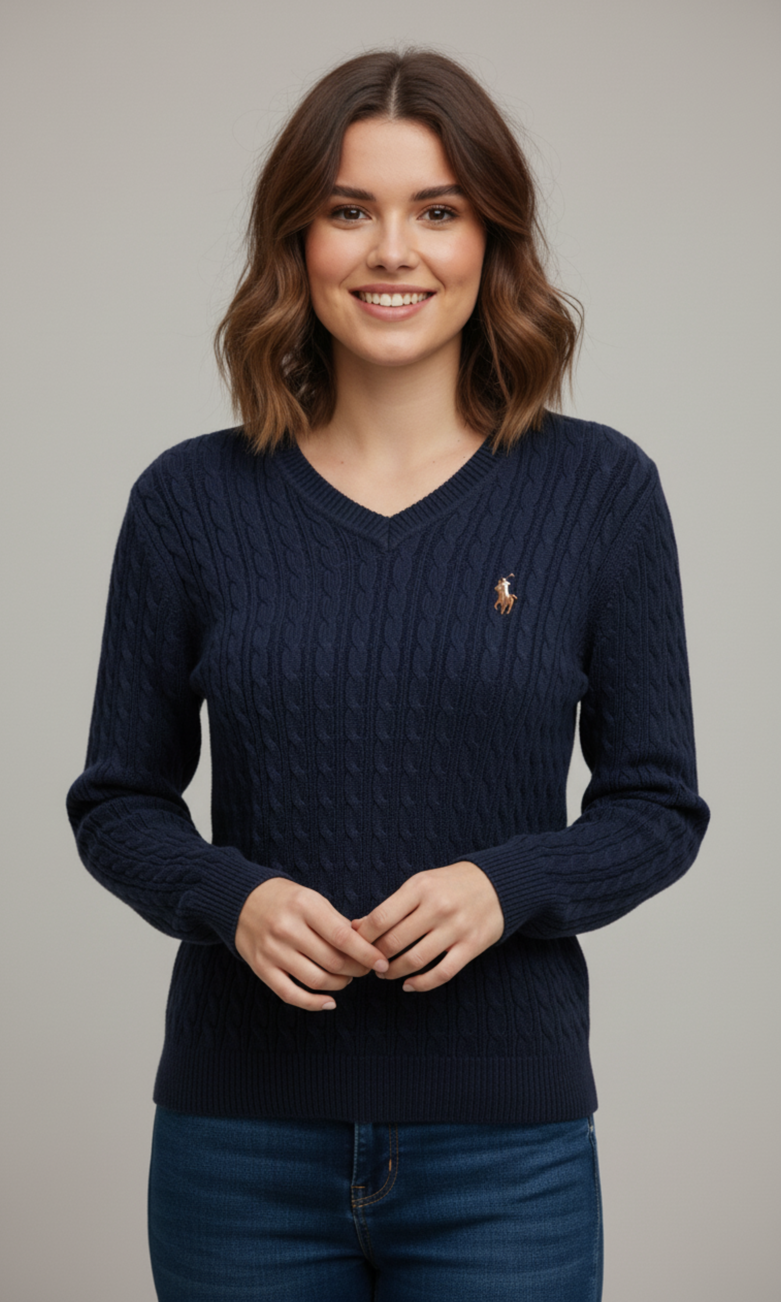 Women Knit Classic Jumper