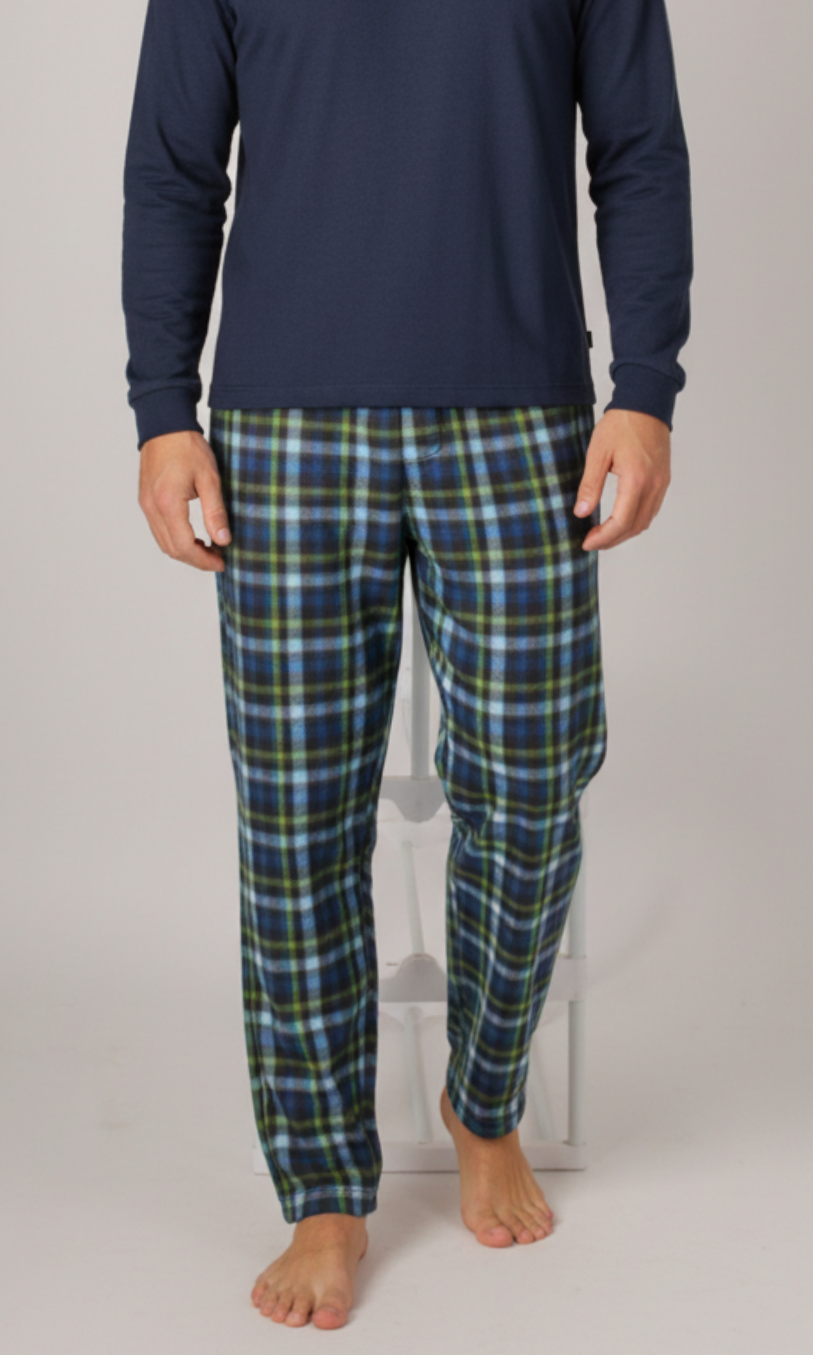 Men fleece pants (Checkered)