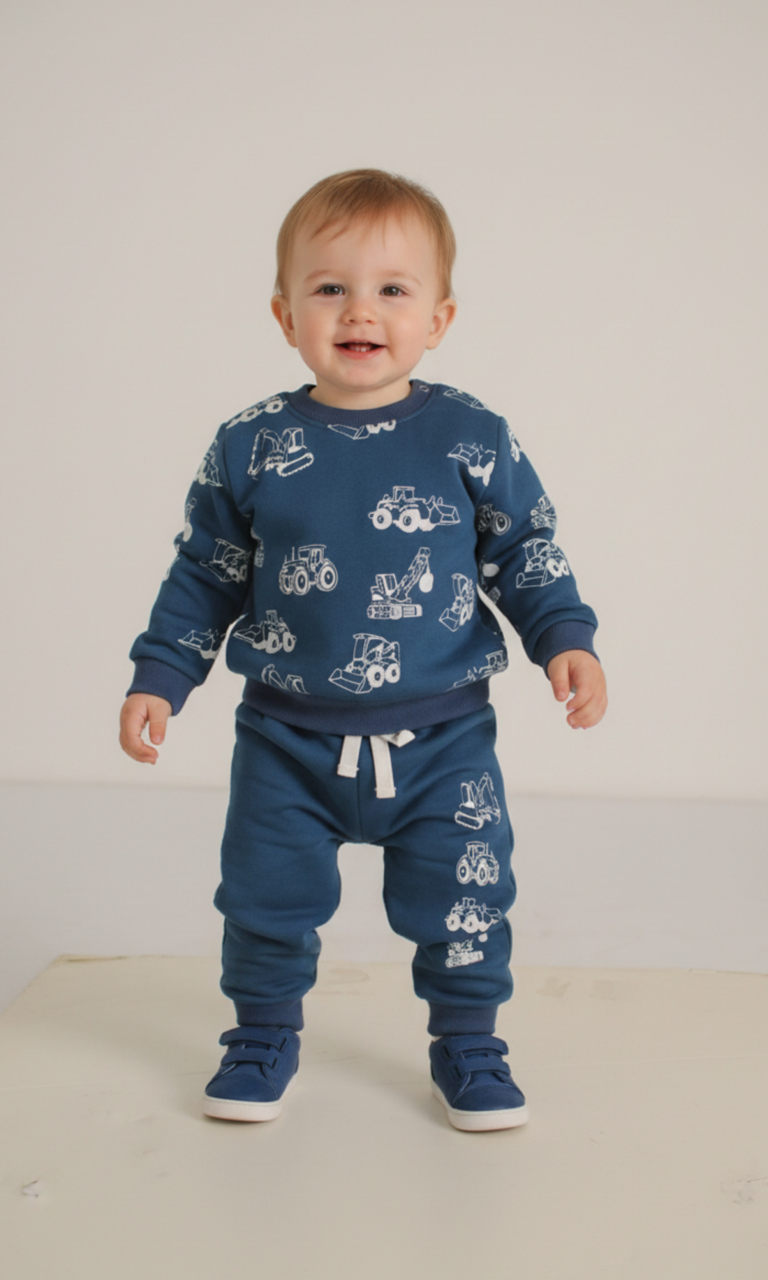 Baby Melton Cotton Cute Truck Set