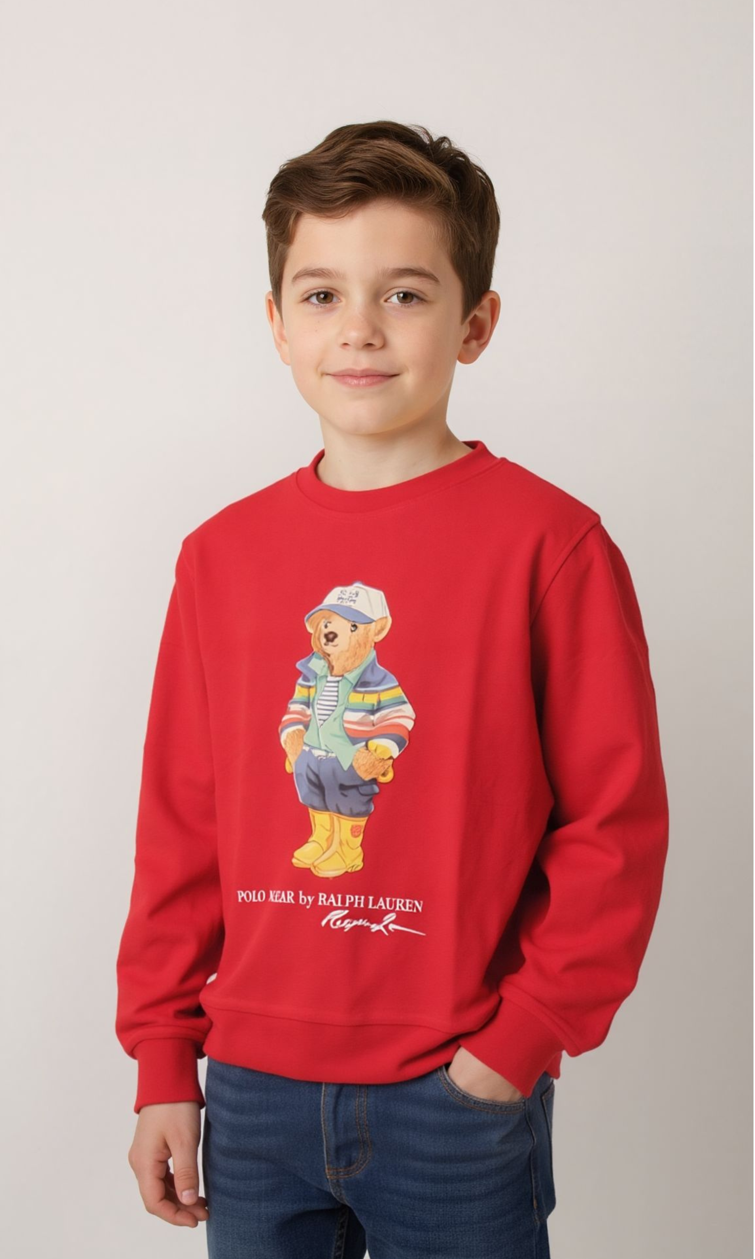 Kids Long Sleeve Cotton T-Shirt