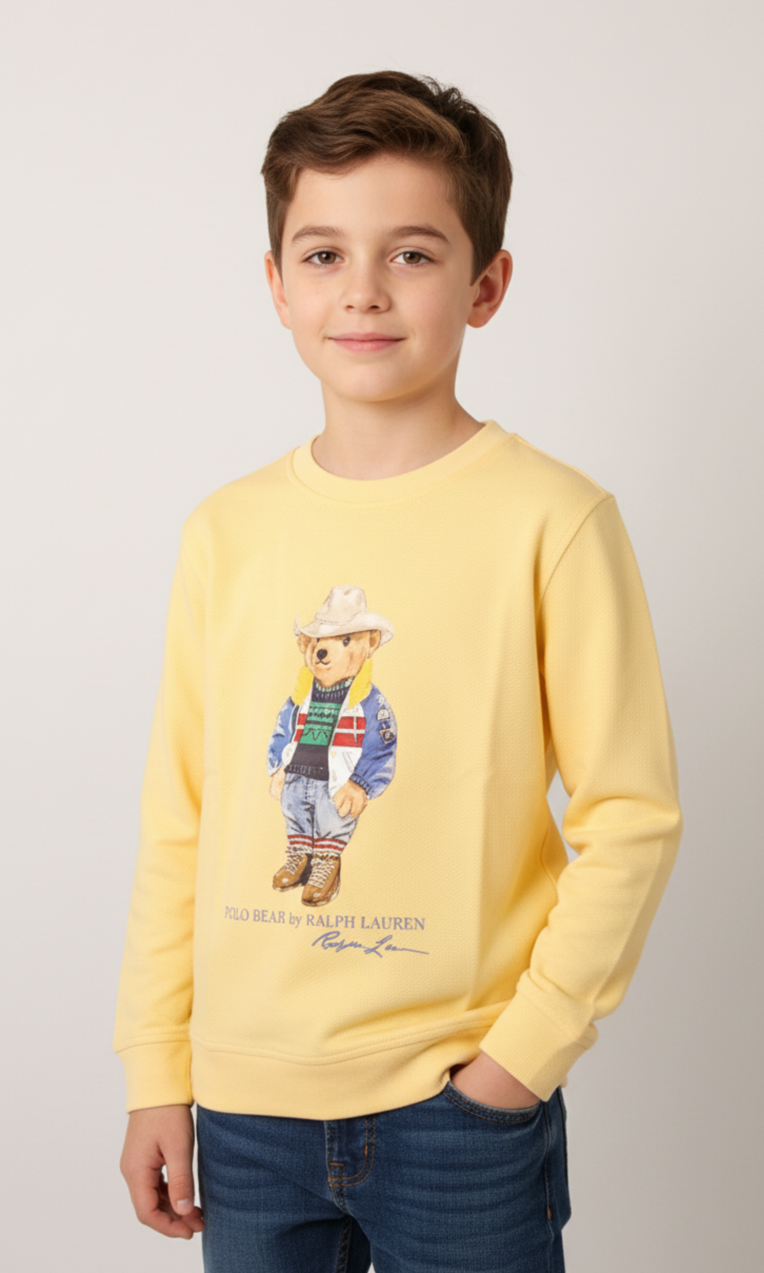 Kids Long Sleeve Cotton T-Shirt