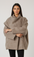 Women Wrap Style Jacket (Brown)