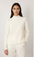 Women Button Turtleneck Sweater Regular Fit