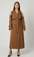 Women Waist Belted Trench Coat
