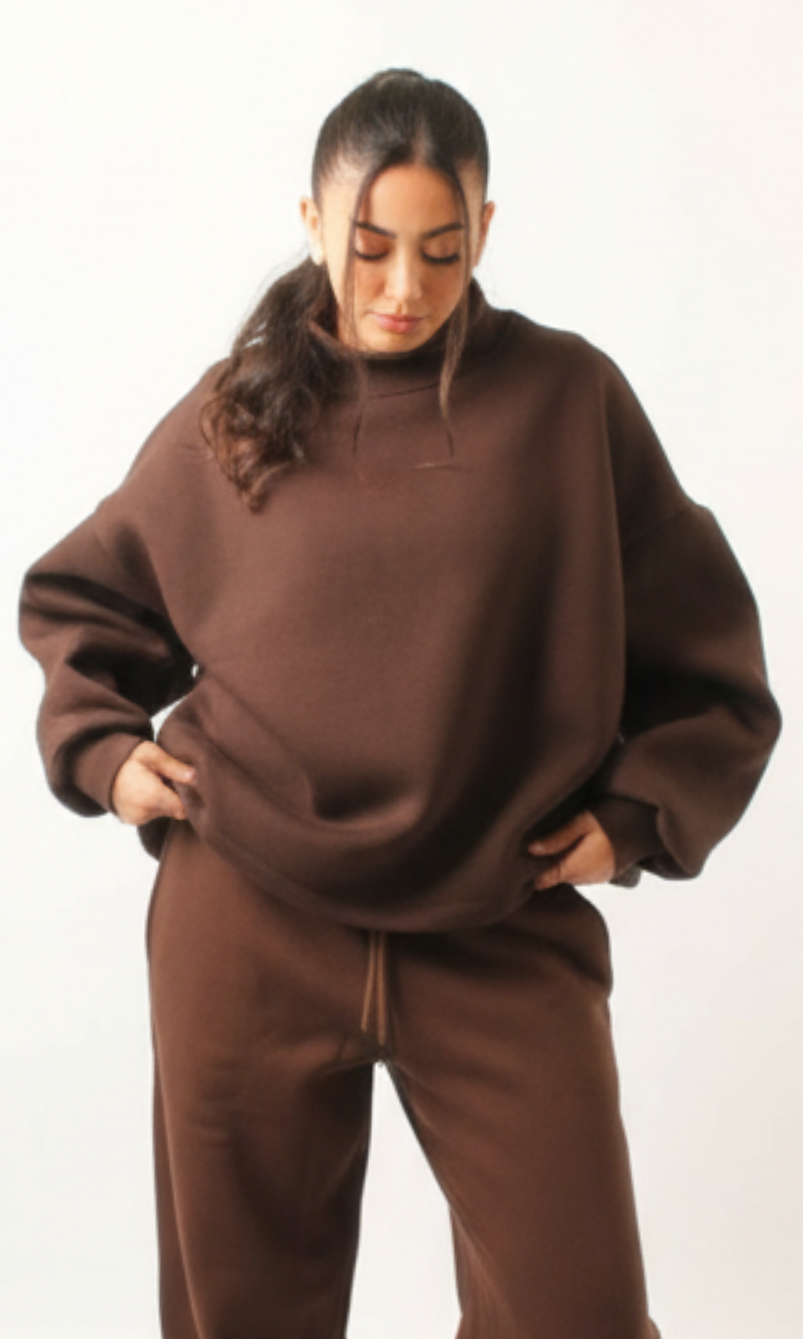 NUT Women Oversized Turtleneck Sweater