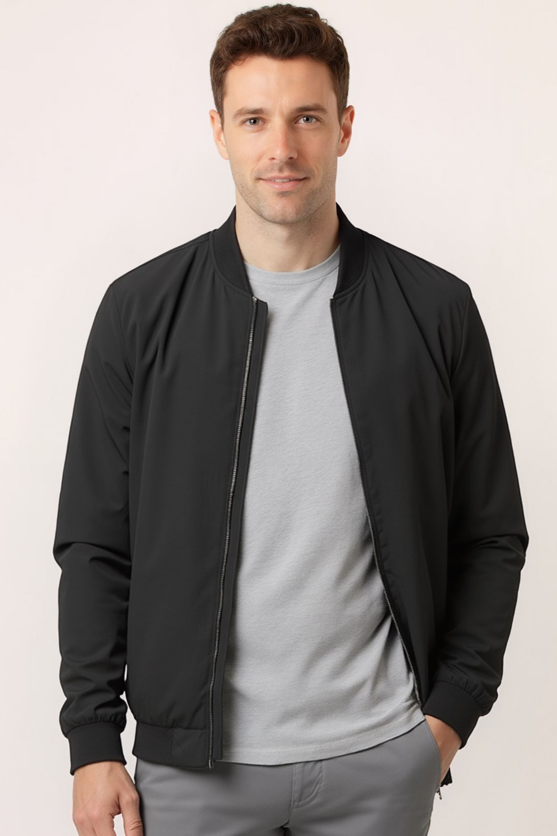Men Regular Fit Lightweight Jacket