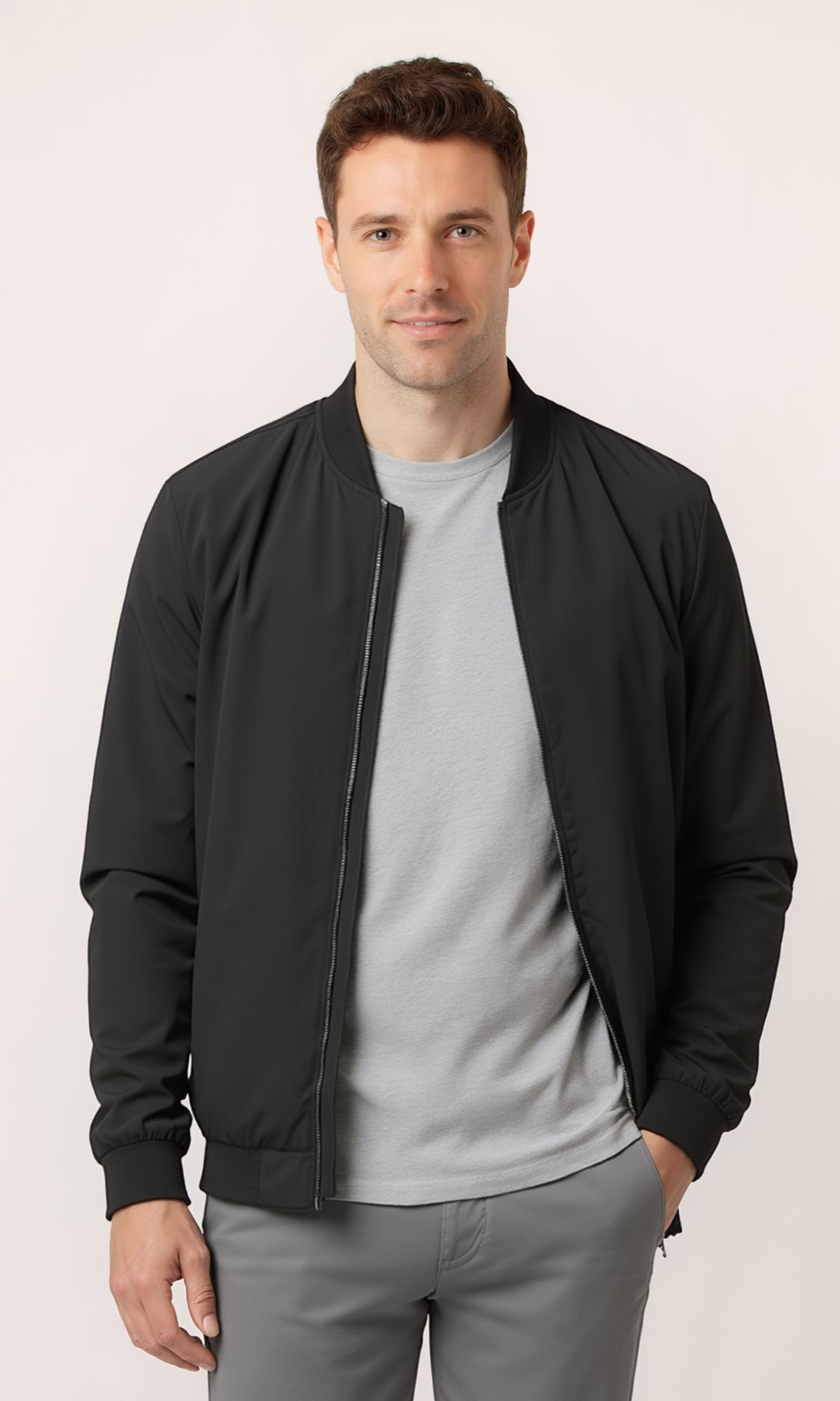 Men Regular Fit Lightweight Jacket