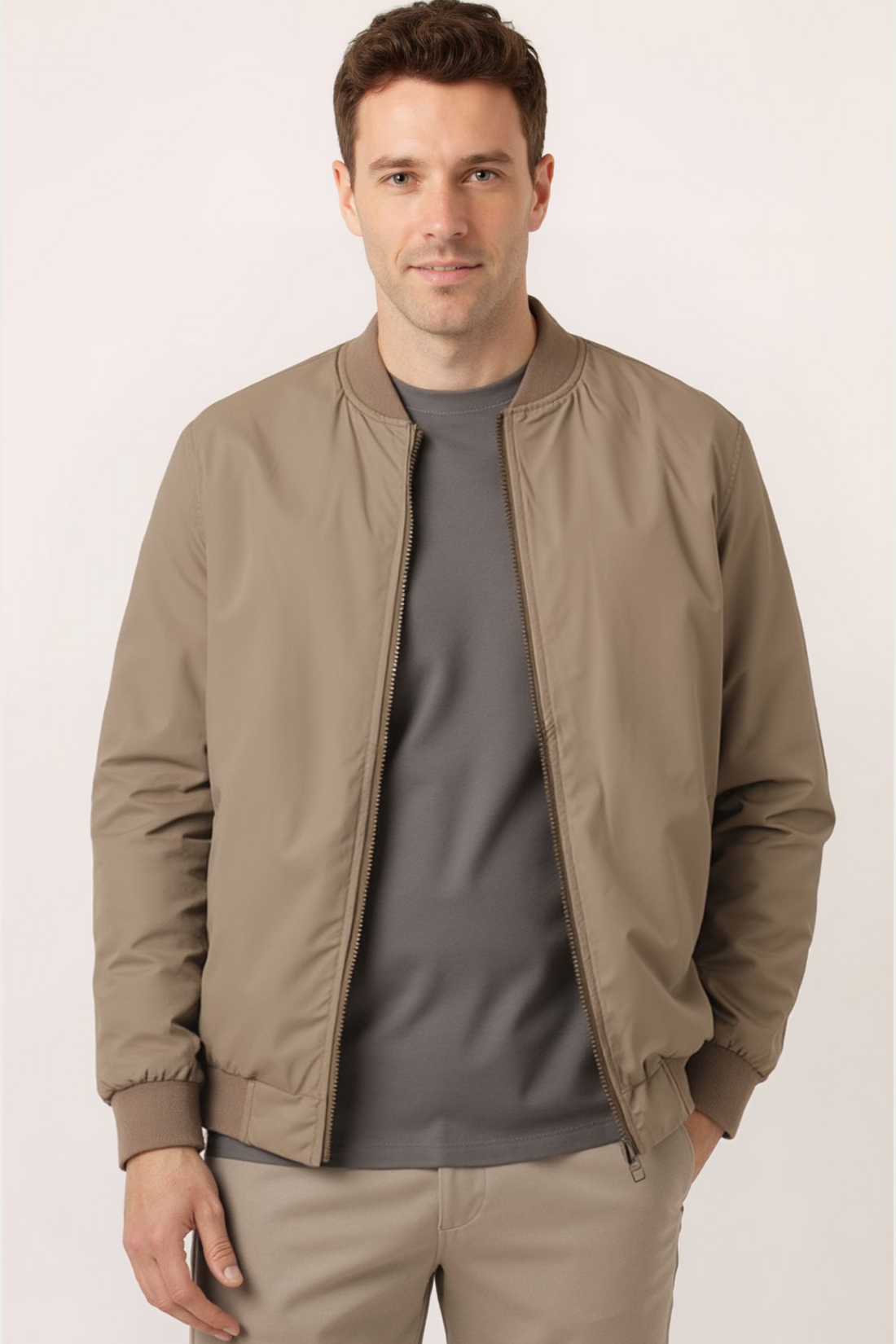 Men Regular Fit Lightweight Jacket
