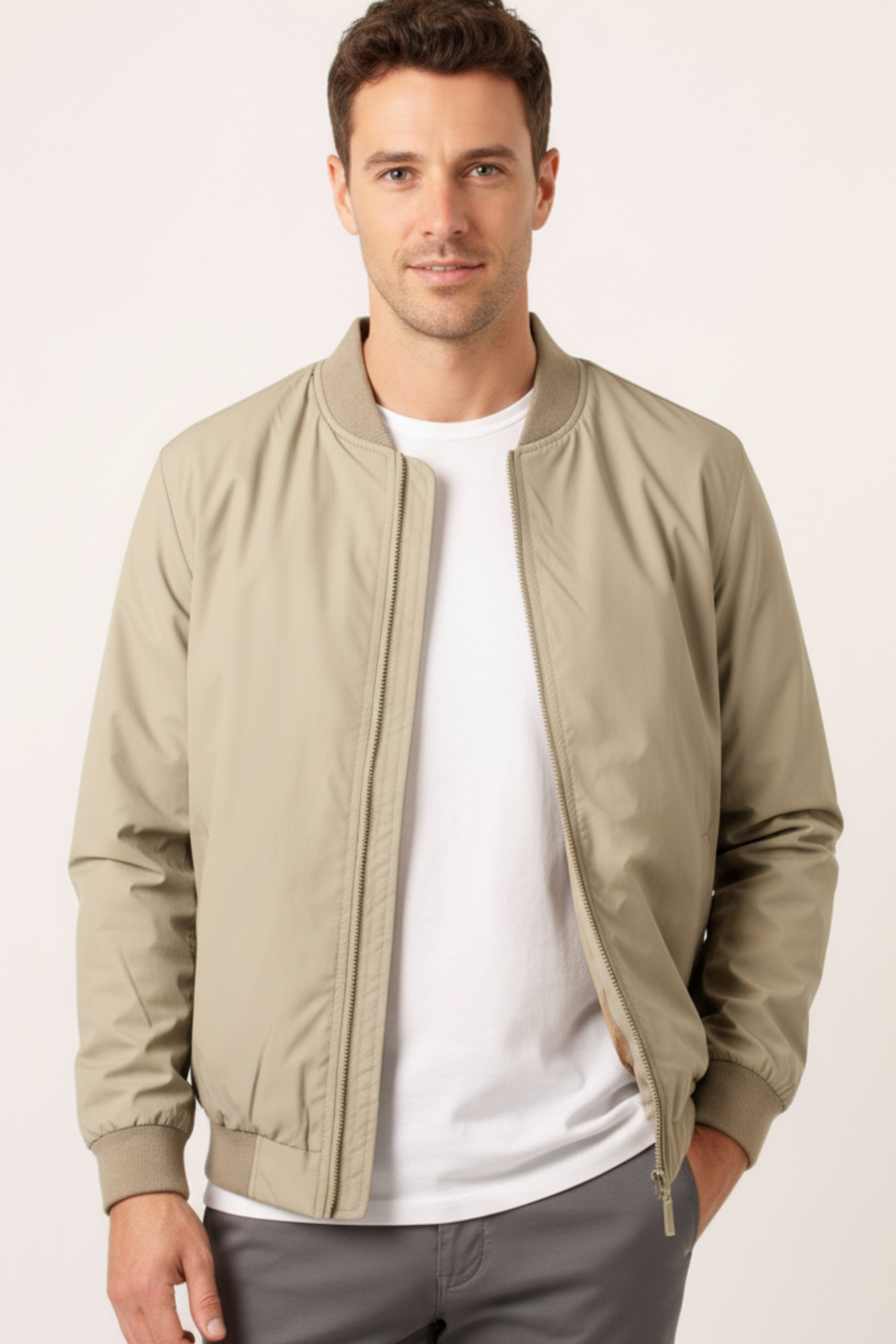Men Regular Fit Lightweight Jacket