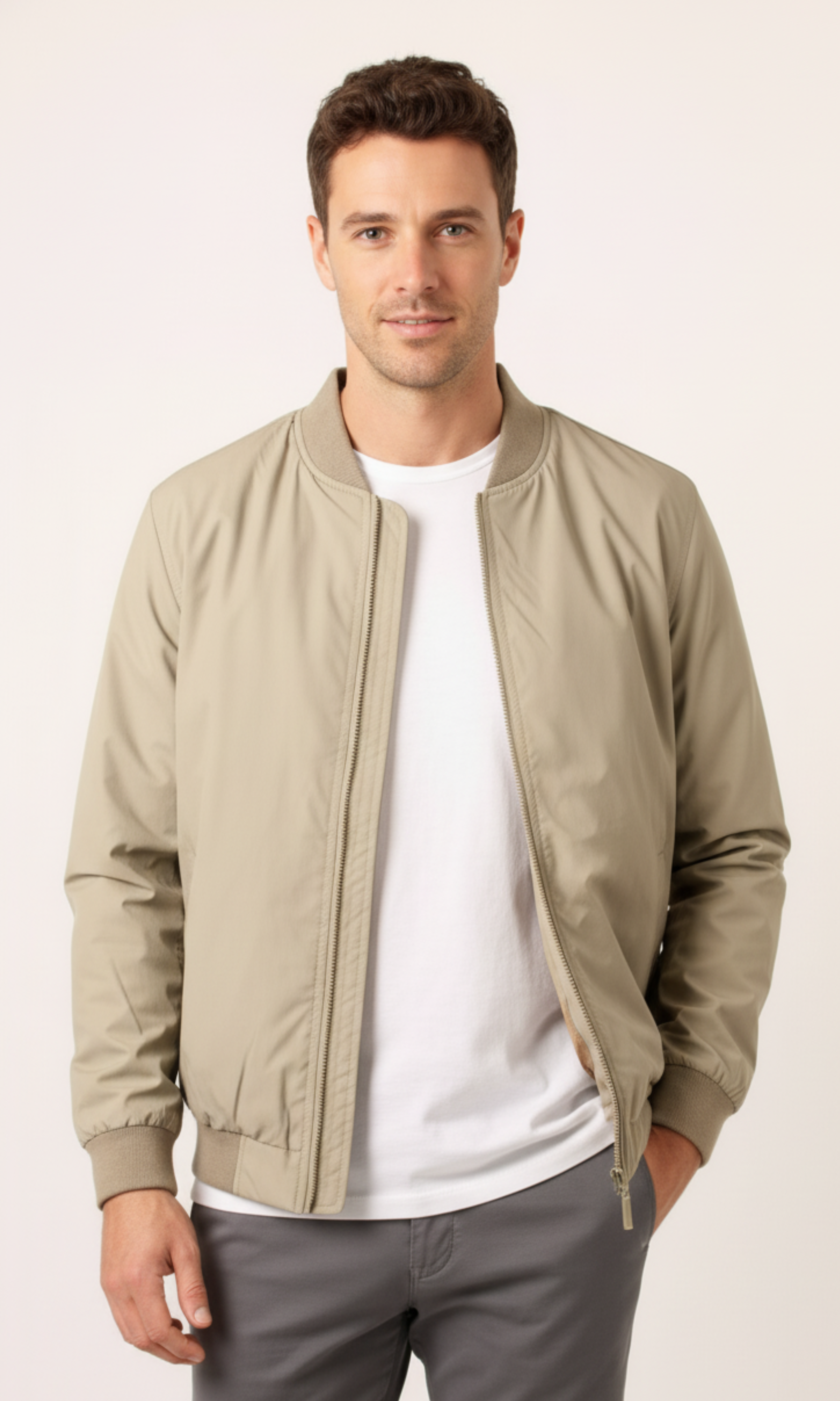 Men Regular Fit Lightweight Jacket