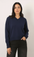 Women Crop V-Neck Velvet Basic Sweater