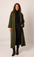 Women Long Open Front Coat