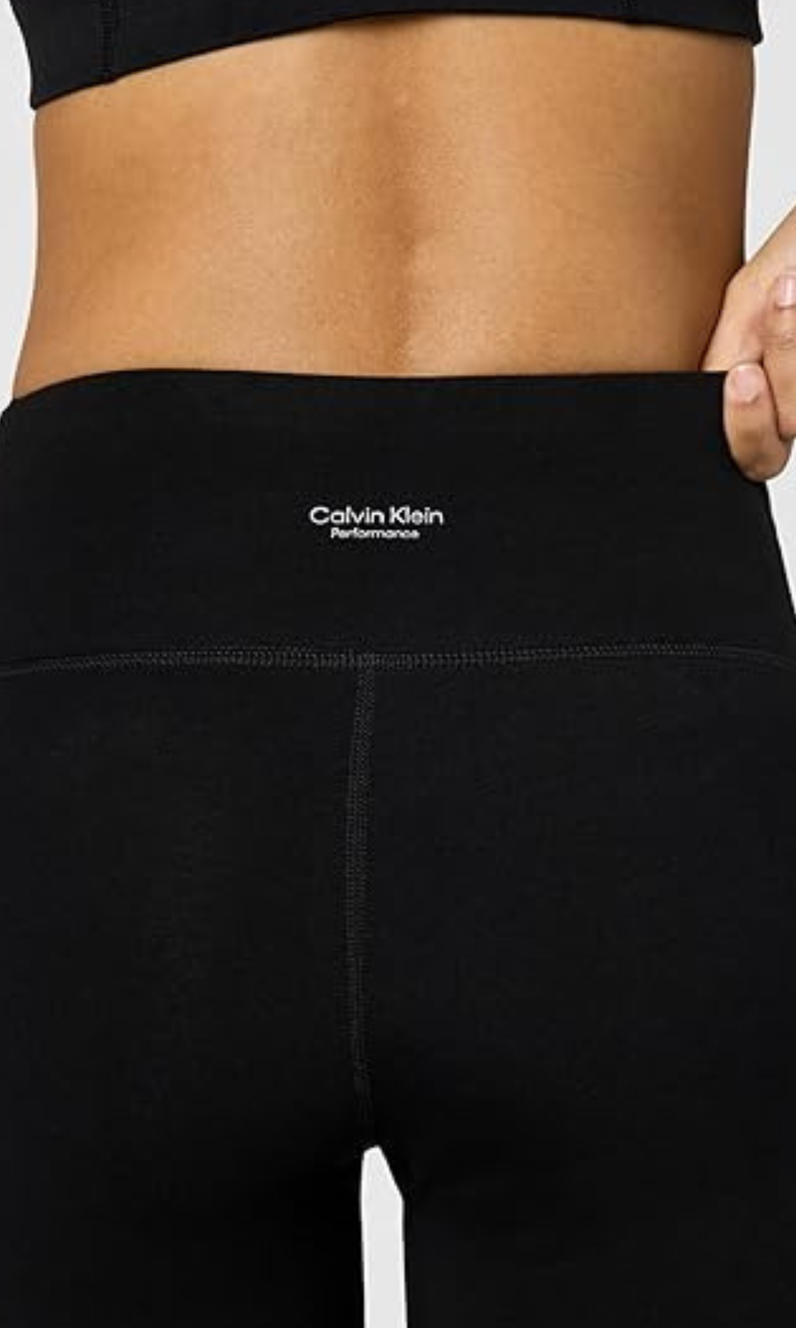 Women Elastic Waist Leggings -CK (Black)