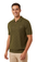 Men Knitted Quarter-Zip Polo Shirt