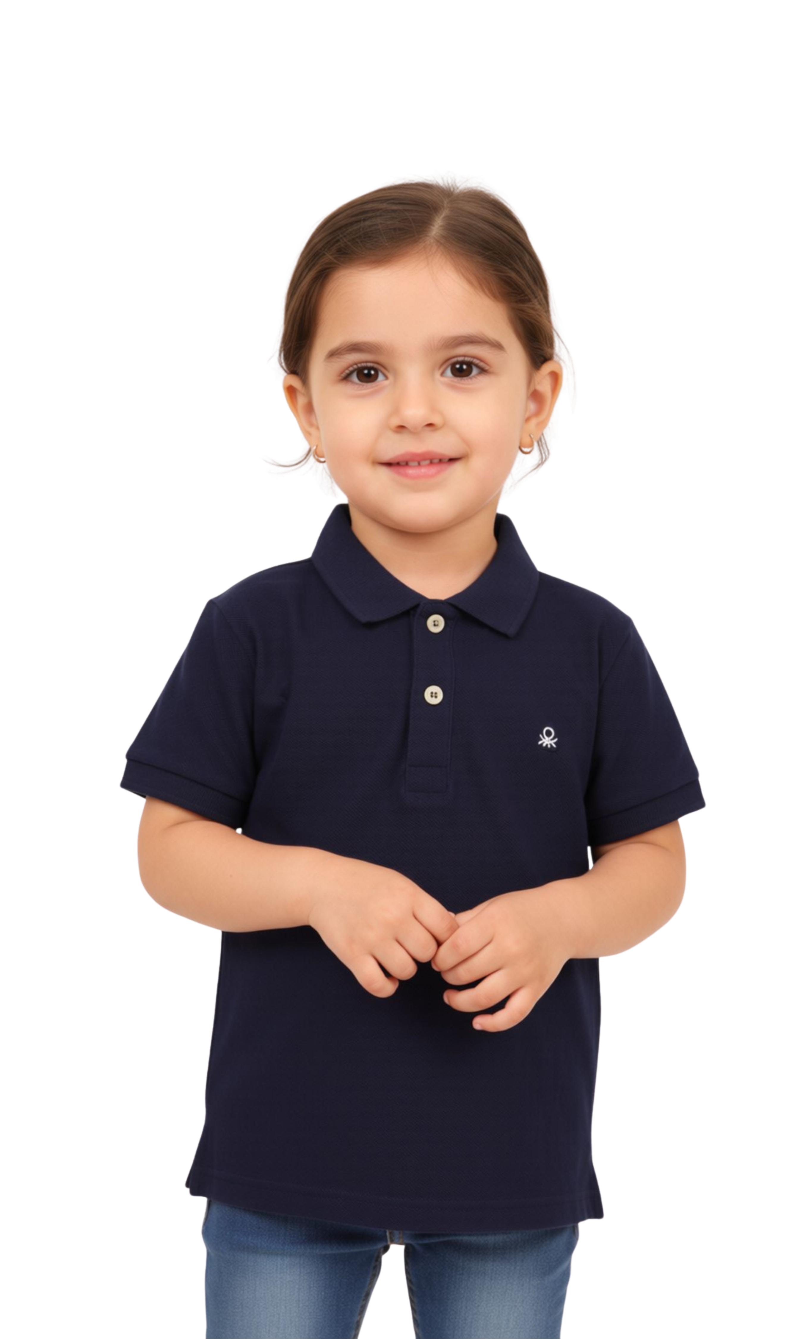 Kids Cotton Short Sleeve Polo Shirt