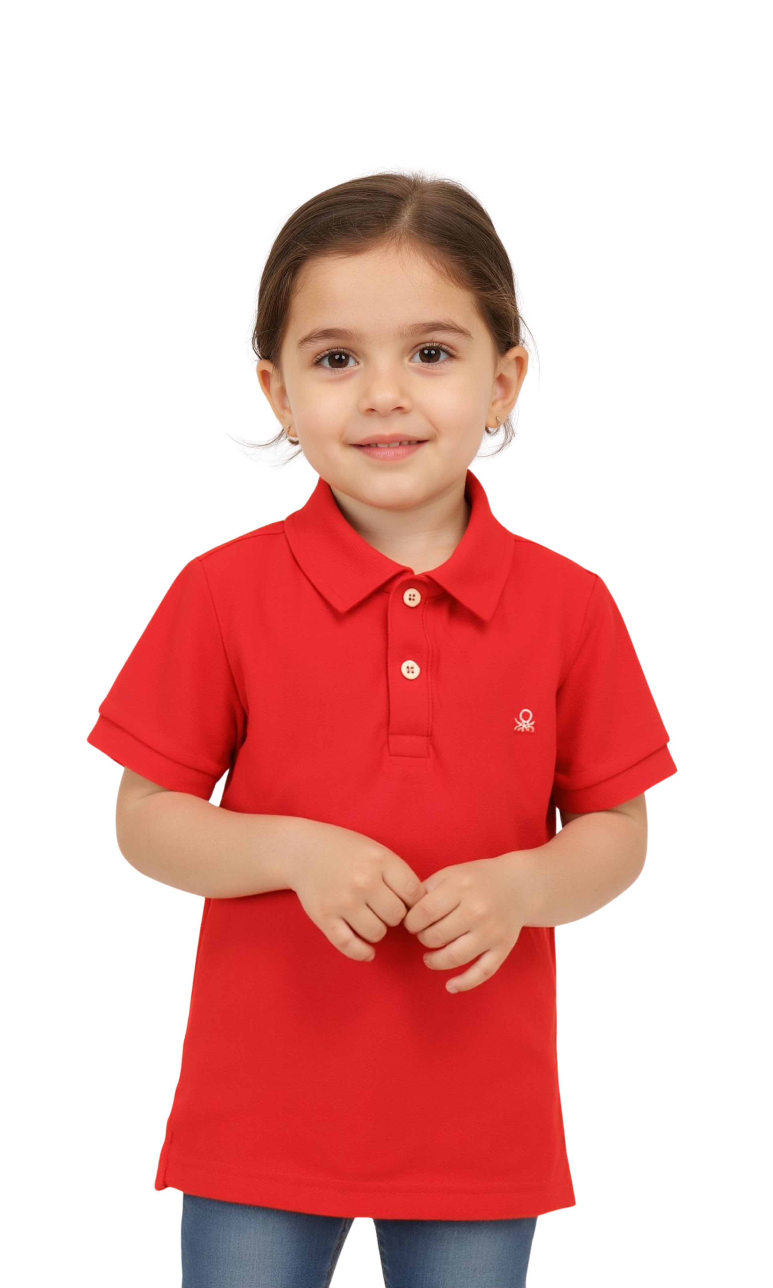 Kids Cotton Short Sleeve Polo Shirt