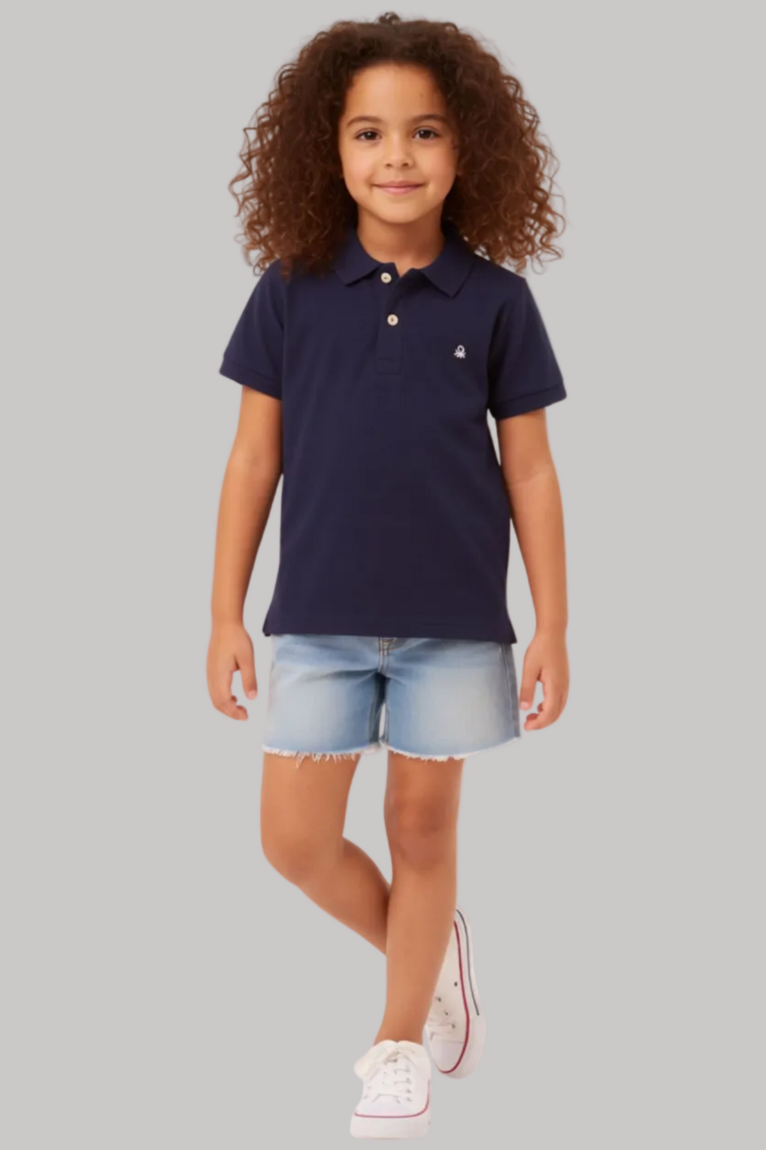 Kids Cotton Short Sleeve Polo Shirt