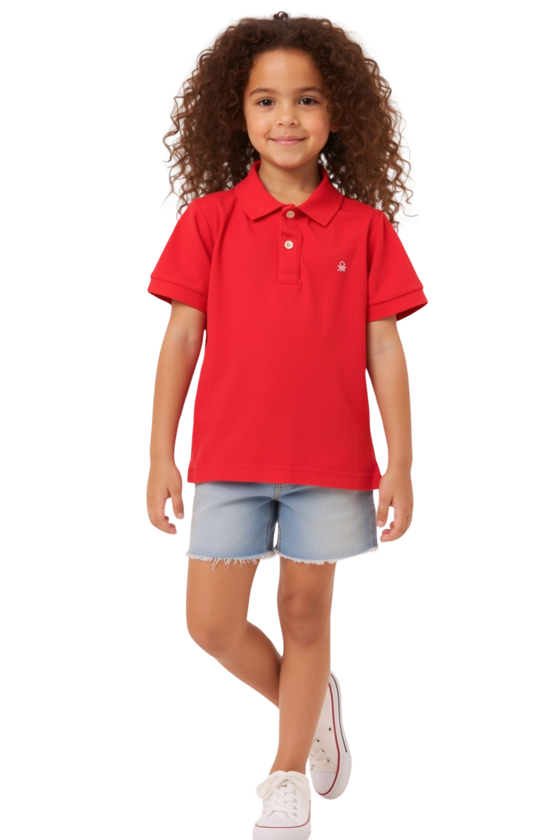 Kids Cotton Short Sleeve Polo Shirt