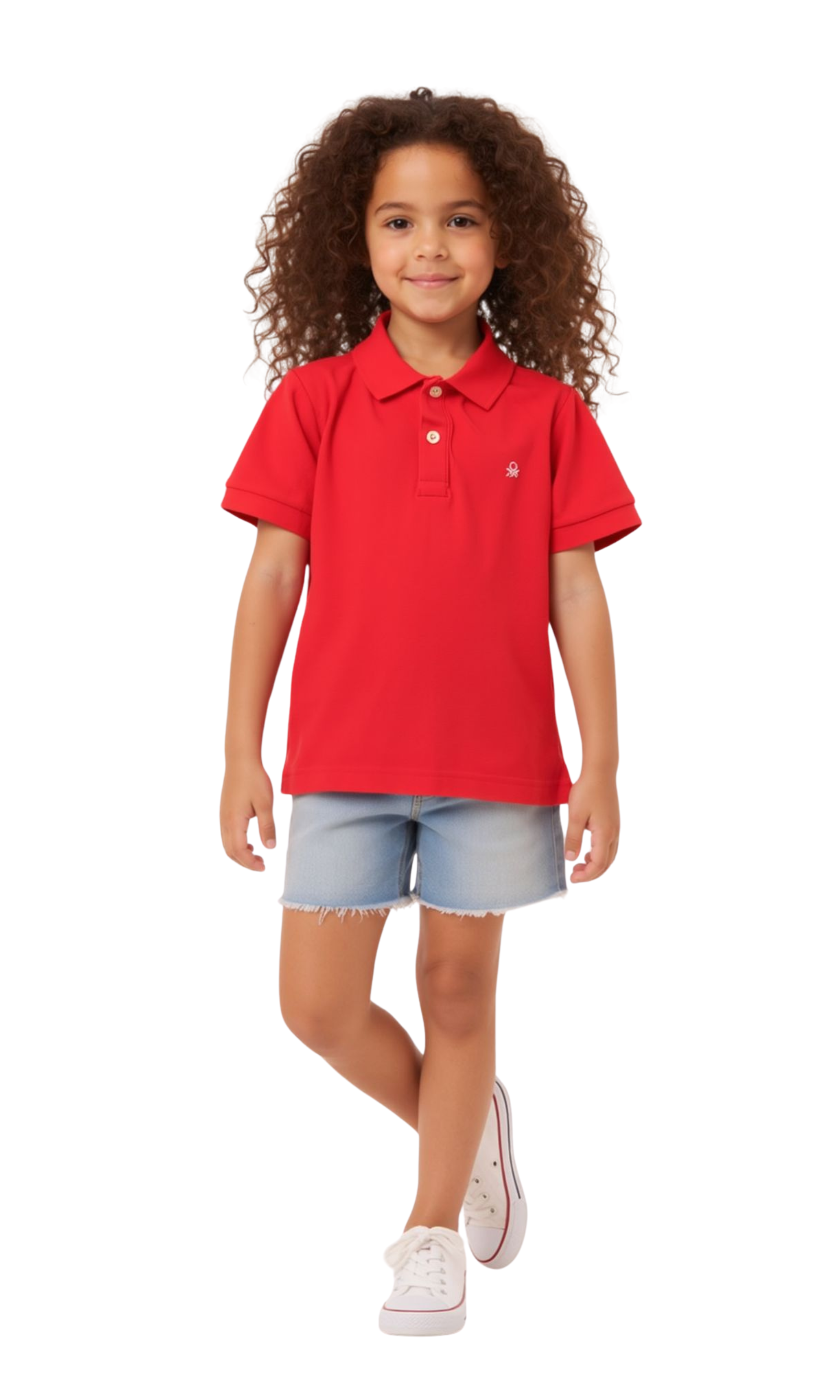 Kids Cotton Short Sleeve Polo Shirt