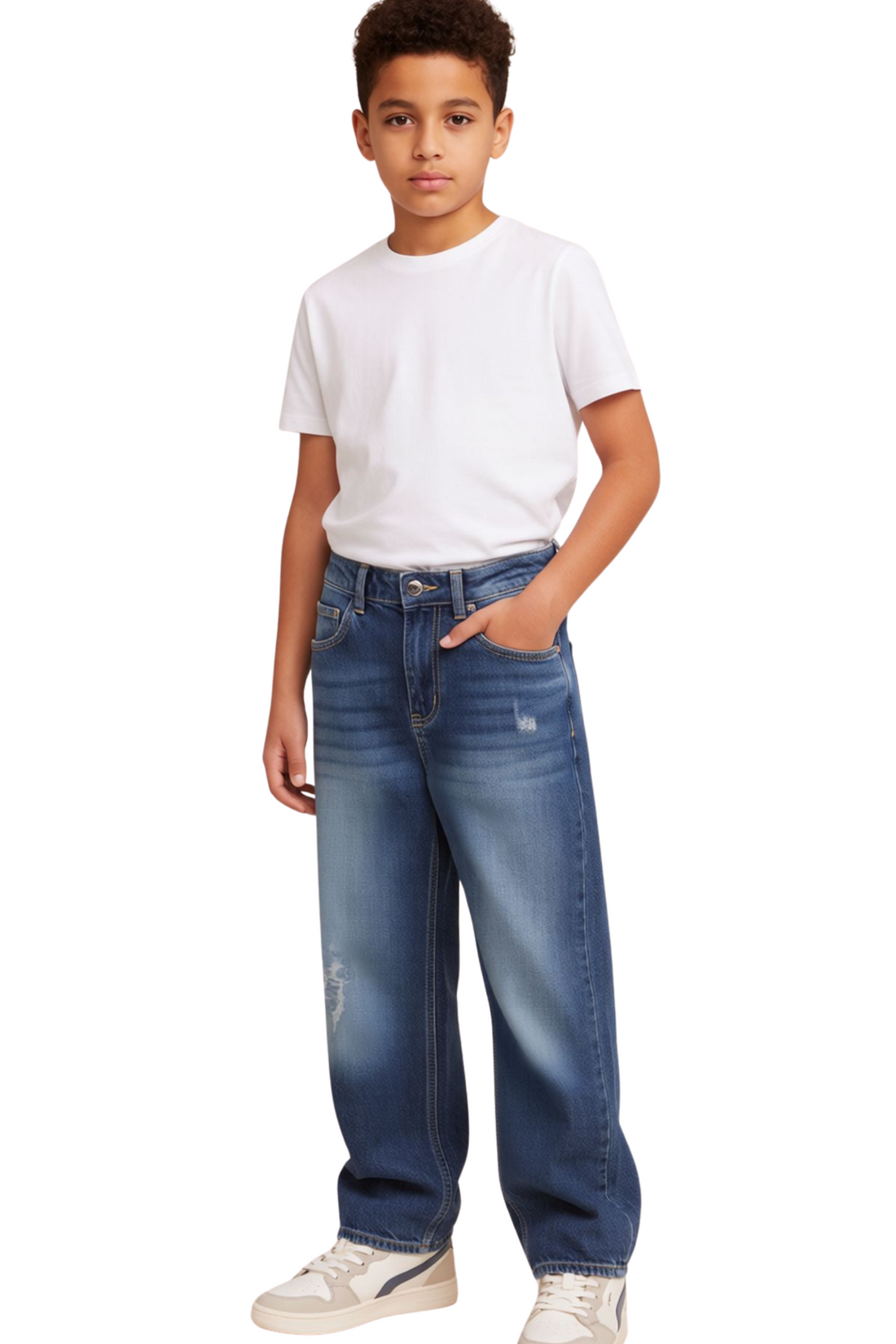 Kids Loose Straight-Leg jeans