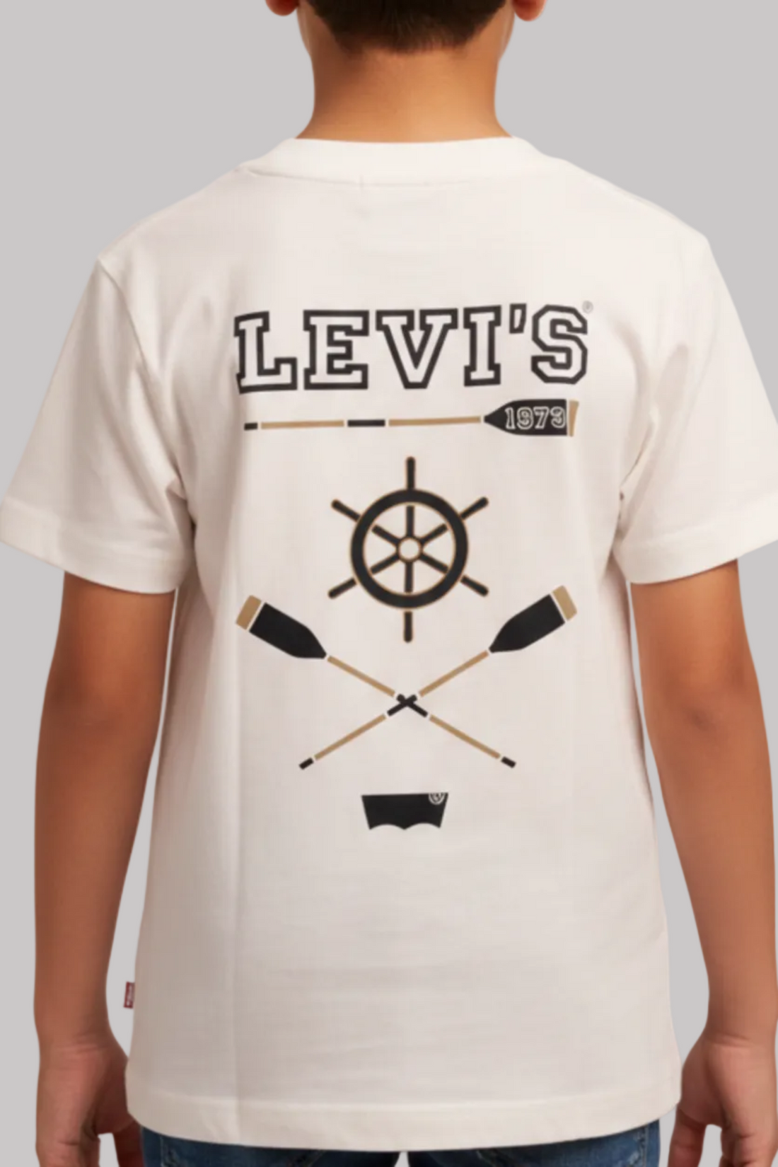 Kids Classic Crew Neck T-Shirt (Ship's Wheel)