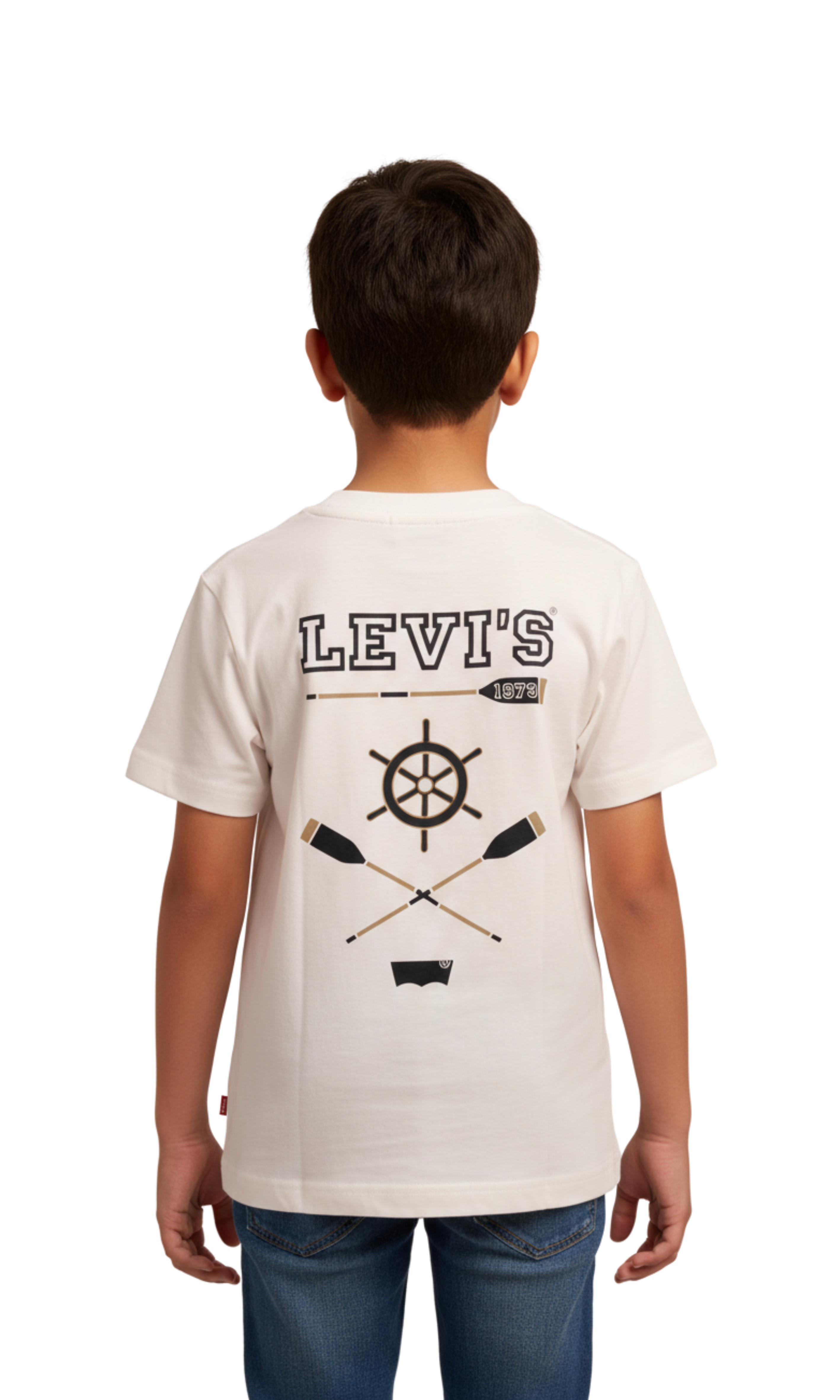 Kids Classic Crew Neck T-Shirt (Ship's Wheel)