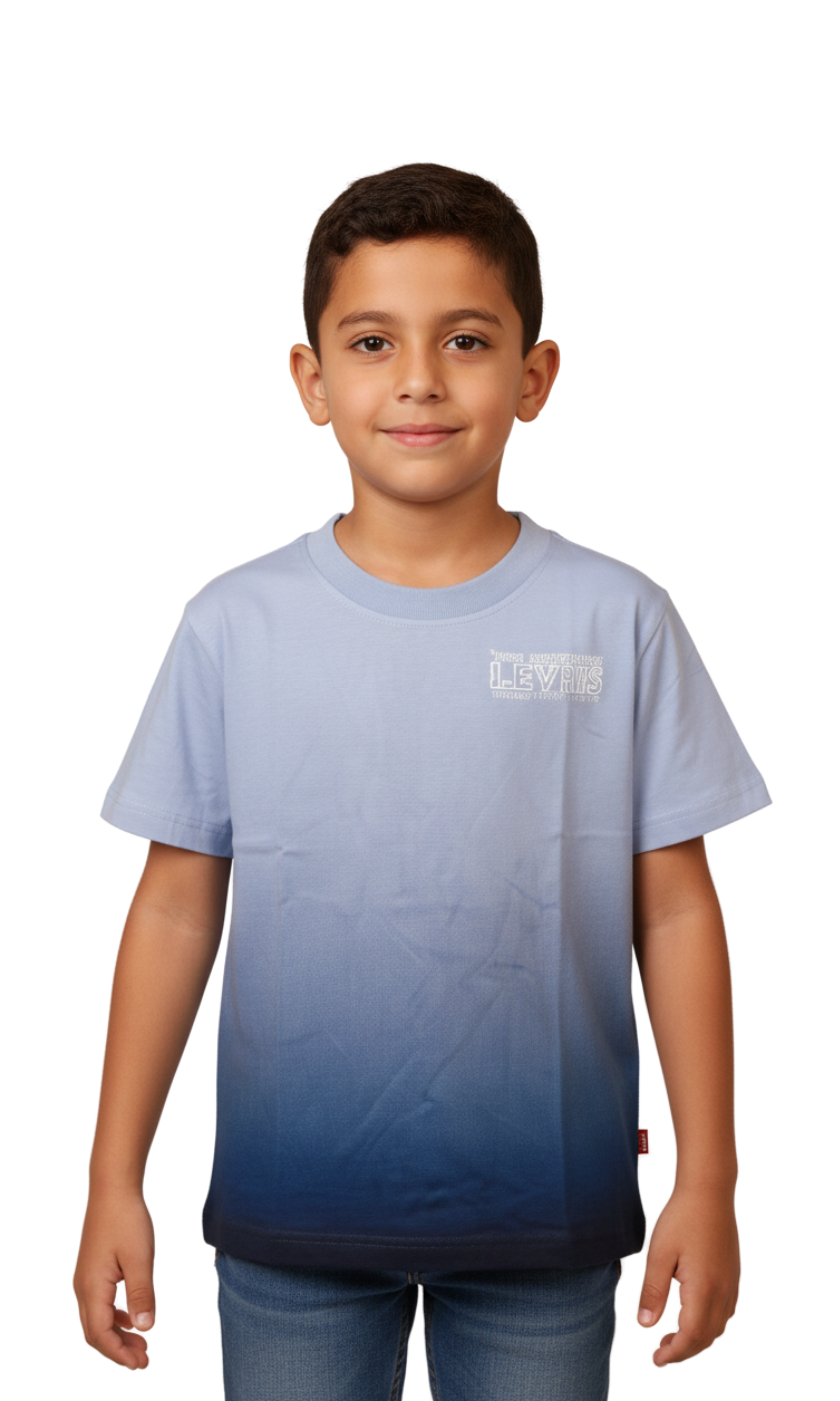 Kids Classic Crew Neck T-Shirt (Baby Blue)