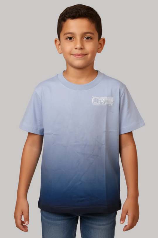 Kids Classic Crew Neck T-Shirt (Baby Blue)