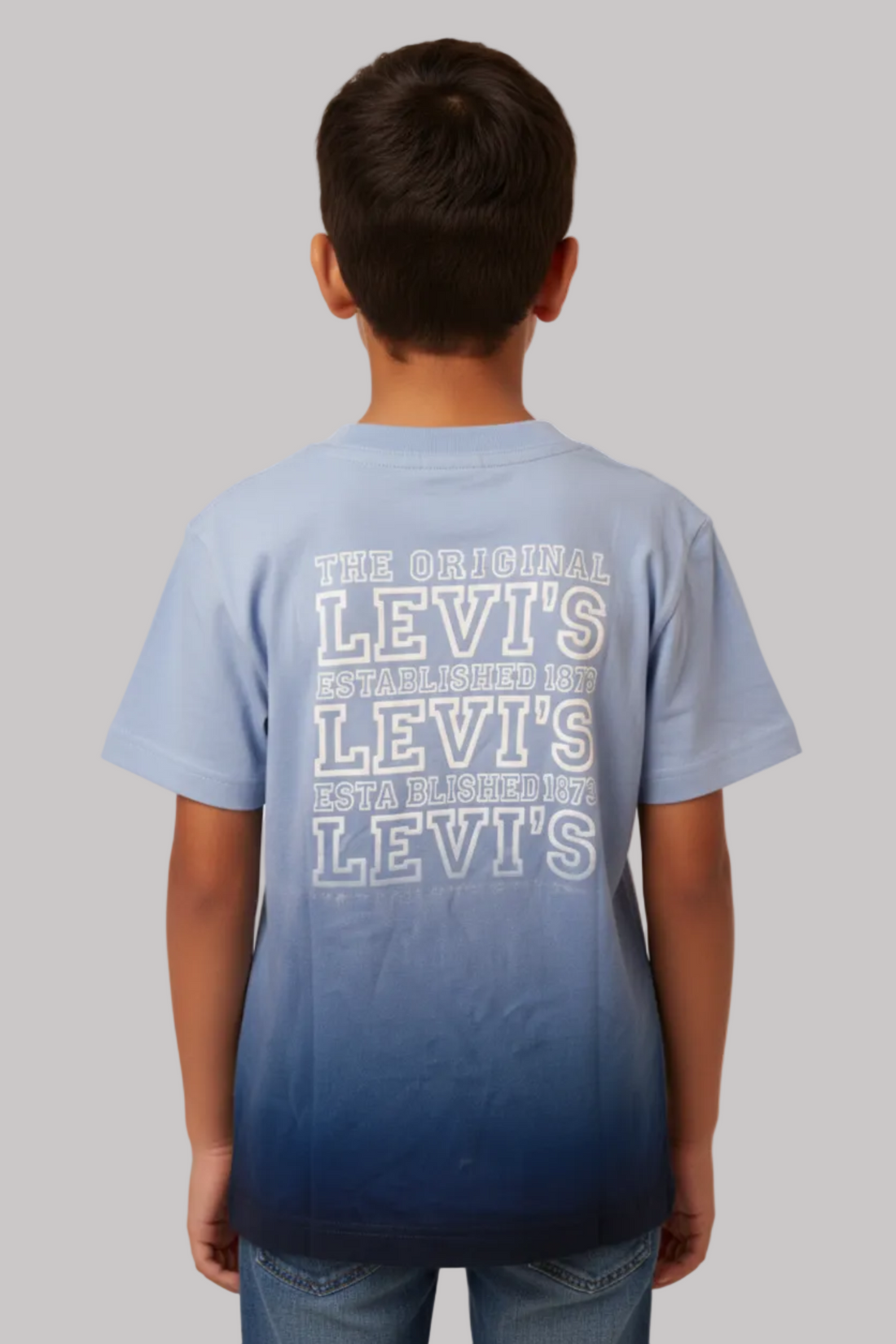 Kids Classic Crew Neck T-Shirt (Baby Blue)