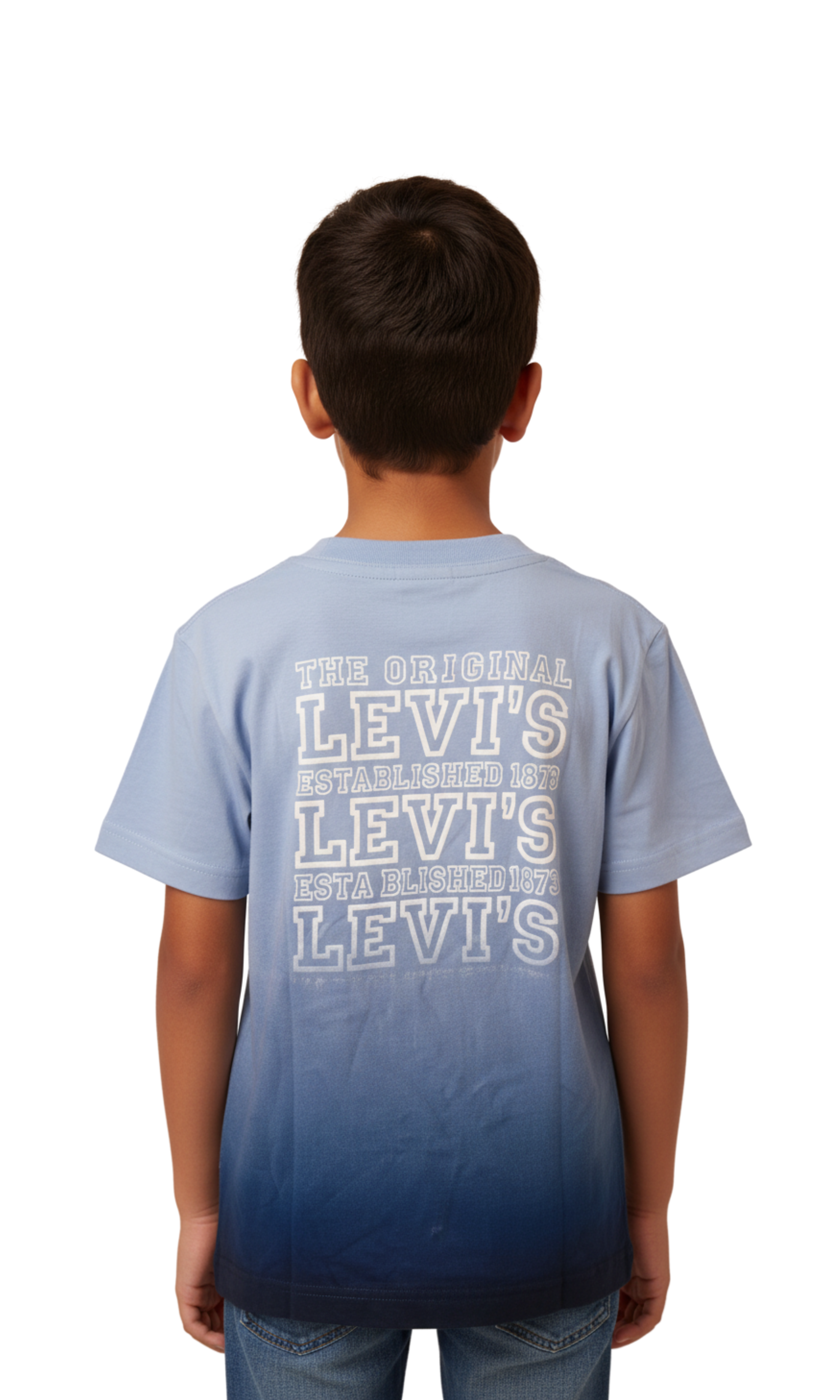 Kids Classic Crew Neck T-Shirt (Baby Blue)