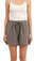 Women Linen Loose-Fit Casual Shorts