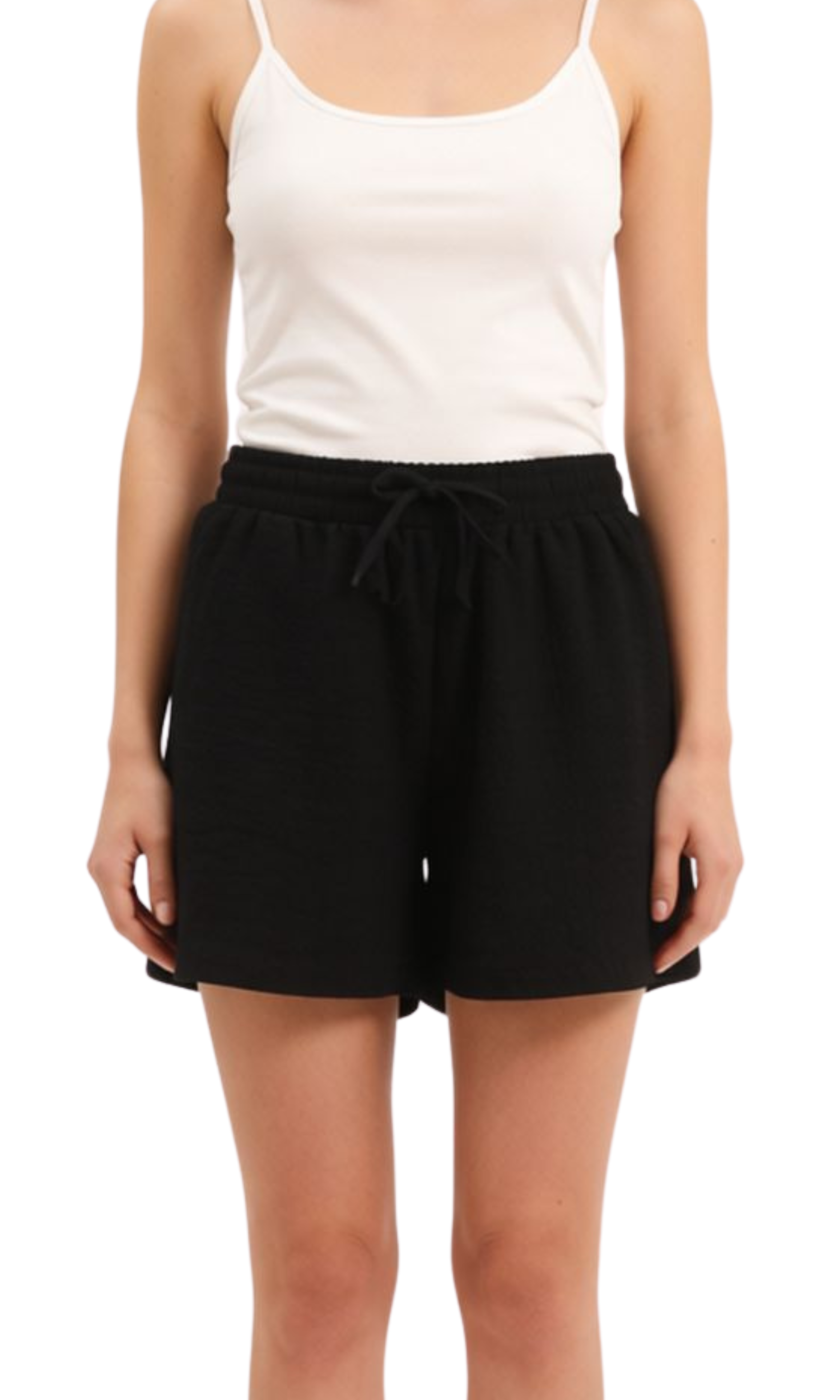 Women Linen Loose-Fit Casual Shorts