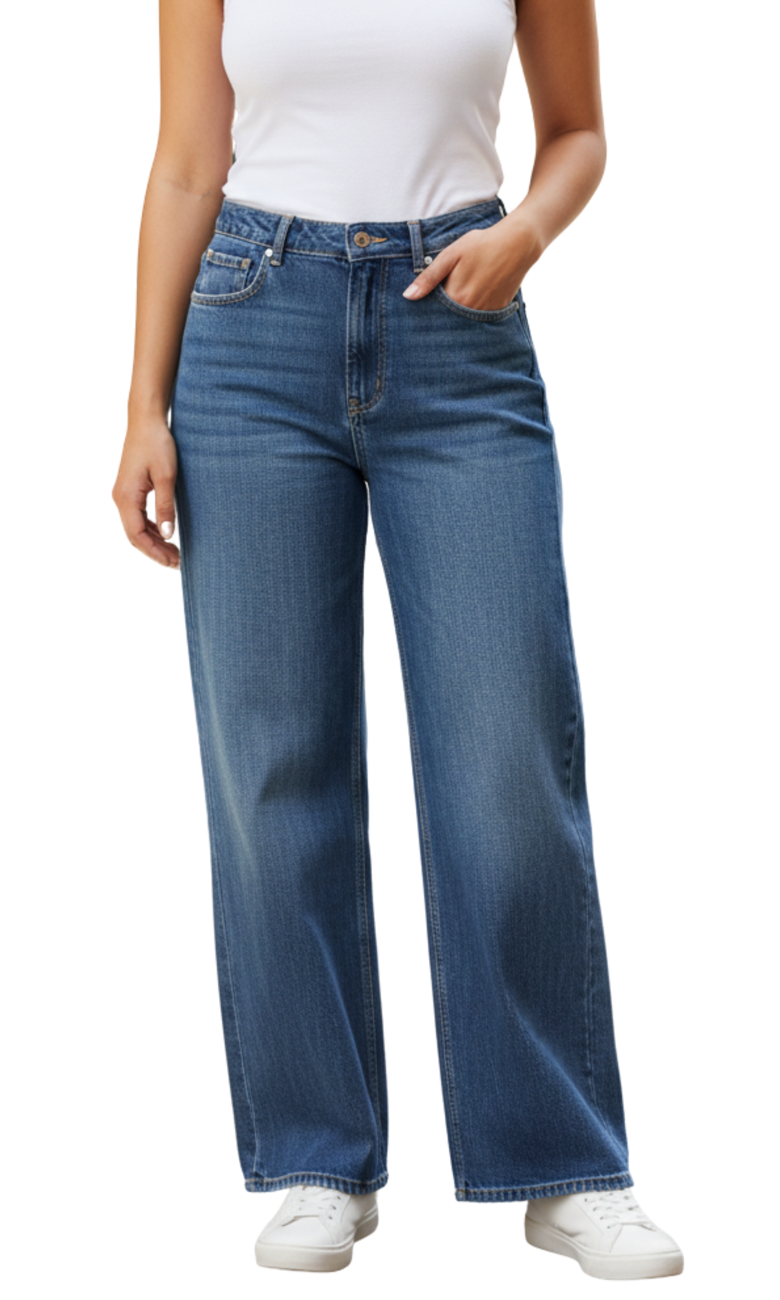 Women High-Rise Denim Jeans -New