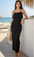 Women Sleeveless Crochet knit Dress