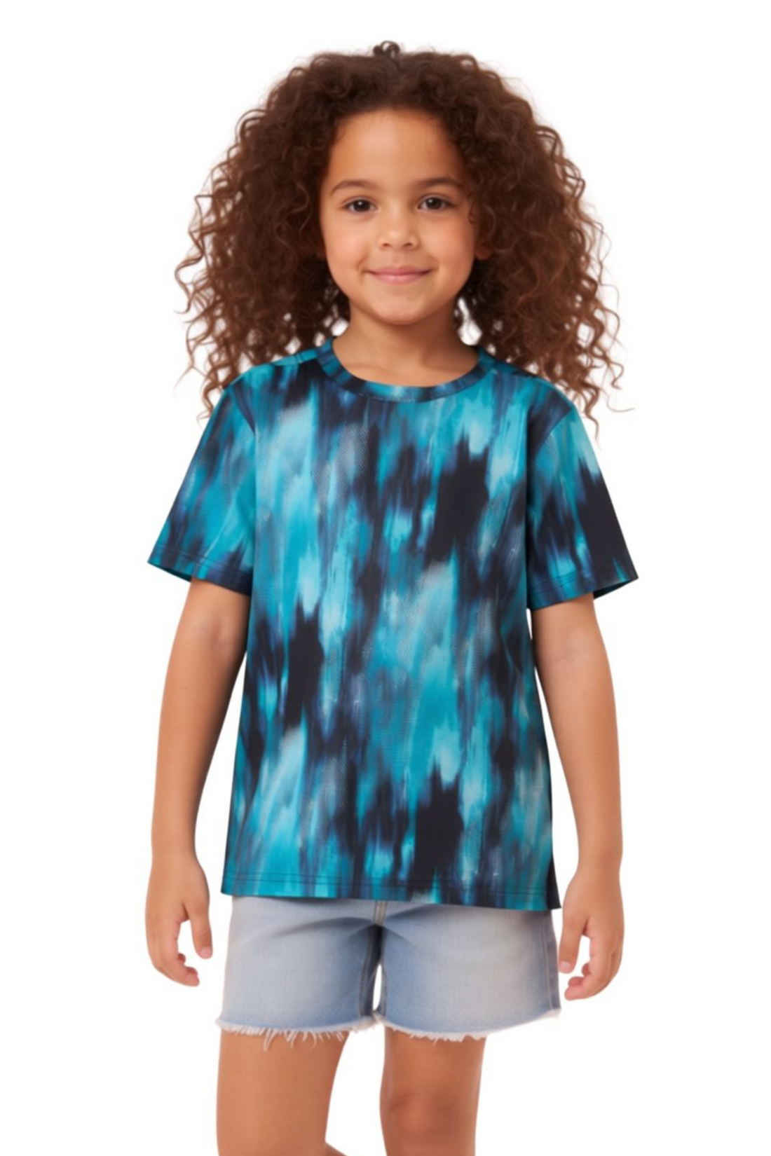 Kids Multicolor Crew Neck T-shirt