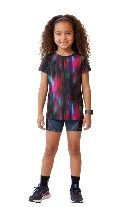 Kids Multicolor Crew Neck T-shirt