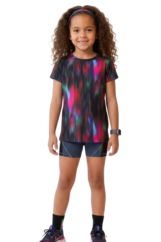 Kids Multicolor Crew Neck T-shirt