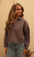 Women Cropped Shirt - Front Pockets
