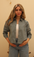 Women Cropped Shirt - Front Pockets