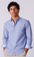 Men Striped Oxford Shirt With Button-Down Collar