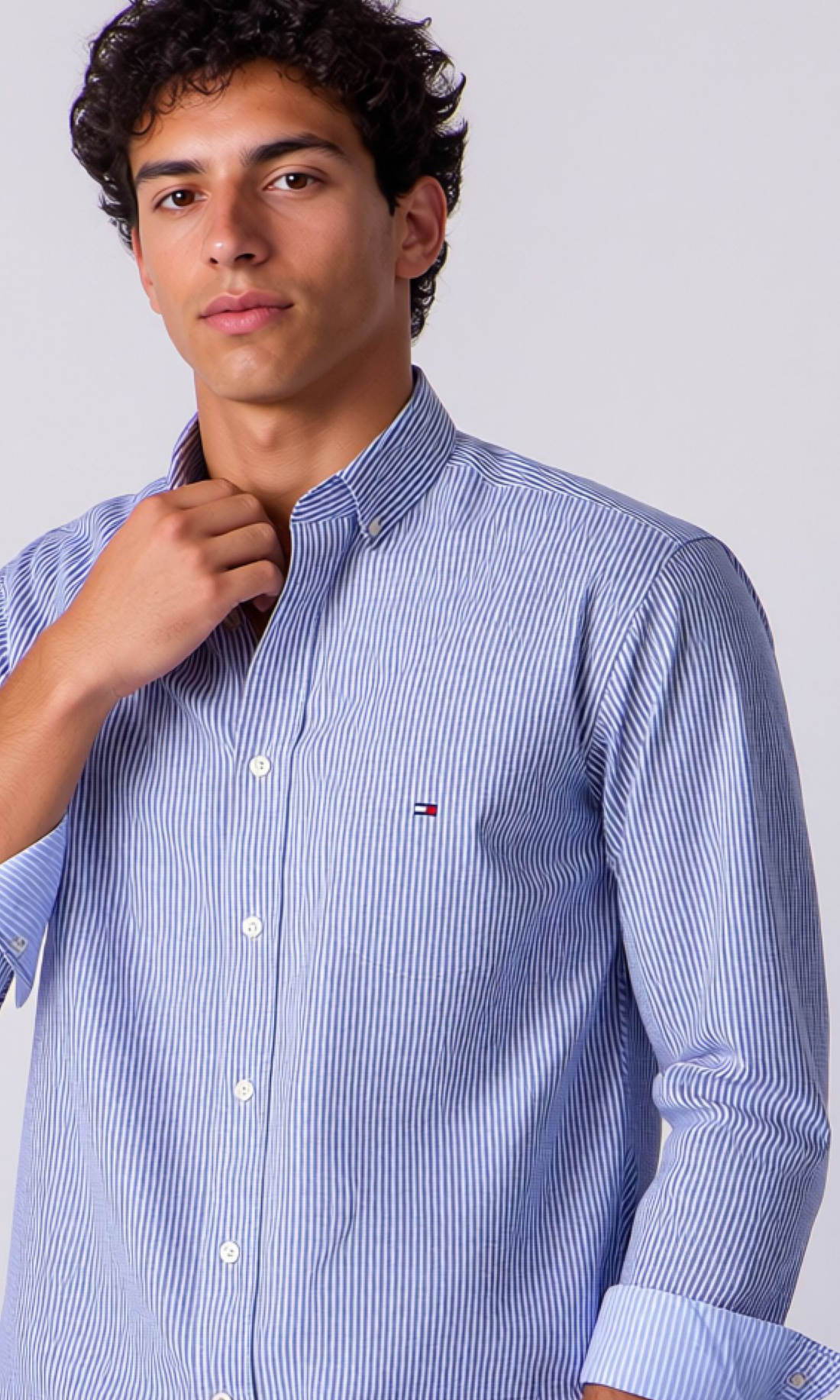 Men Striped Oxford Shirt