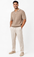 Men knitted Polo Shirt With A Textured Striped Pattern