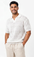 Men knitted Polo Shirt With A Textured Striped Pattern