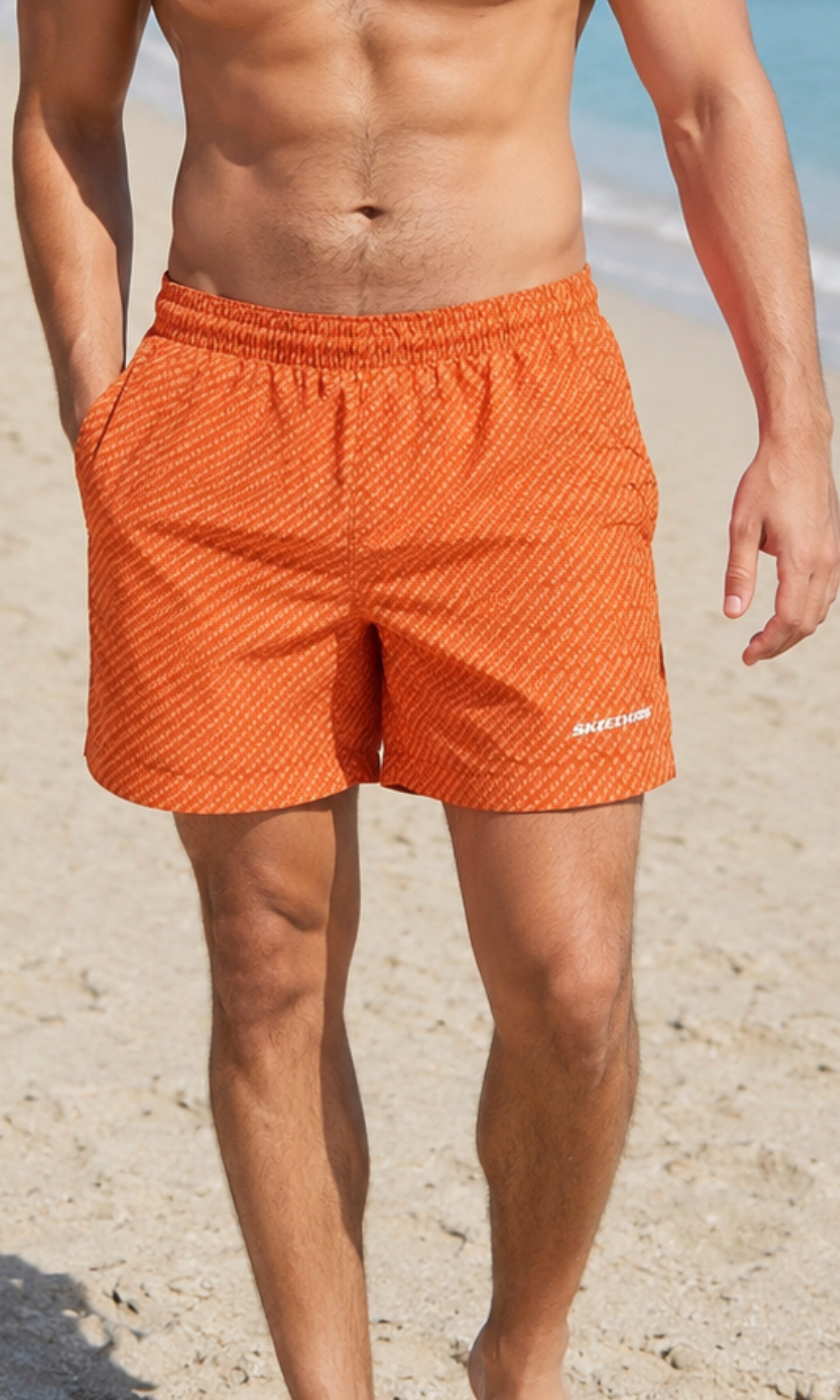 Men Printed Swim Shorts - Skechers